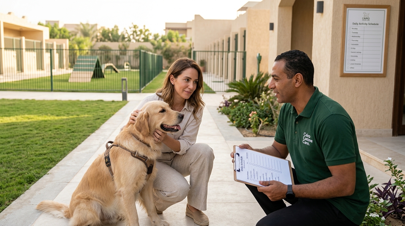 Dog boarding facility in Cairo